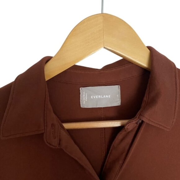 Everlane Long Sleeve The Luxe Cotton Shirt Dress Small - Picture 3 of 4